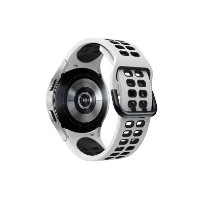 Silikonska zapestnica za Samsung Watch 4/5 Black+White