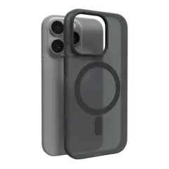 PURO iPhone 16 Pro Silikon Daylight MagSafe črn ovitek