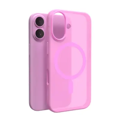 PURO iPhone 16 Silikon Daylight MagSafe roza ovitek