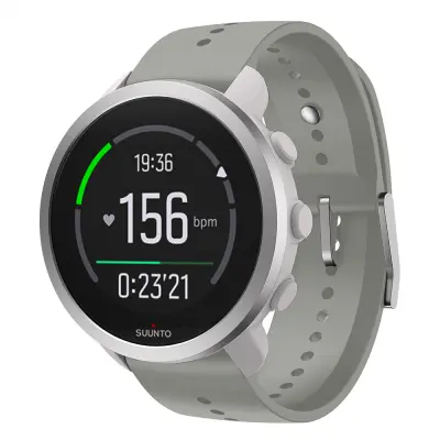 Silikonski pas za uro Sandstone za Suunto 5 Peak White