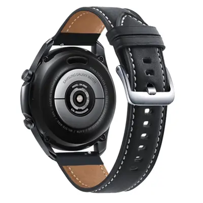 Pašček za uro - črn (srebrna zaponka) - 20 mm Black 20 mm