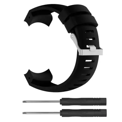 Silikonski trak za Suunto Core ALU - črn
