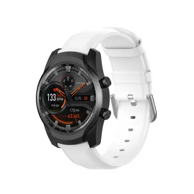 Silikonski pašček za uro za Ticwatch GTX/Pro White