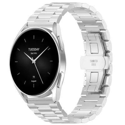 Pašček za uro iz nerjavečega jekla za Xiaomi 22 mm Silver