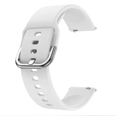 20 mm silikonski zapestni trak za Garmin/Vivomore White