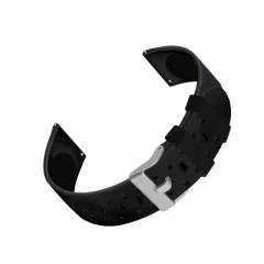 Silikonski pašček za uro za Garmin Venu 2 Plus & Garmin 245, Samsung Galaxy, Huawei Watch Black
