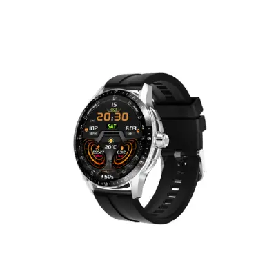 Pametna ura GT4PRO z merilnikom srčnega utripa in Bluetooth klicanje Black/Silver