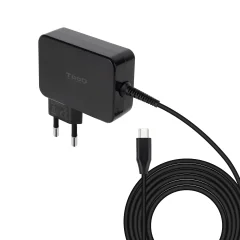 Polnilnik za prenosnike Tooq Gan Usb-C Pd3.0 90 W, črn