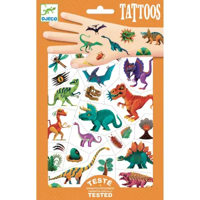 =+50 Dino Club tetovaže - Djeco