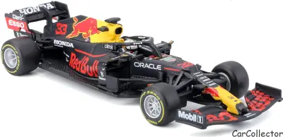 Burago Red Bull Racing - dirkalnik F1 Red Bull RB 16B Max Verstappen (1/43)