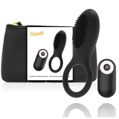 Coquette Chic Desire - daljinski upravljalnik za ponovno polnjenje Cock Ring črno/zlat