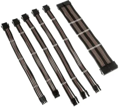 Kolink Core Adept Braided Expansion Kit - Black/Gunmetal