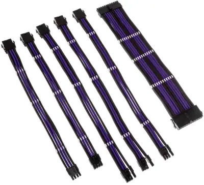 Kolink Core Adept Braided Expansion Kit - Jet Black/Titan Purple