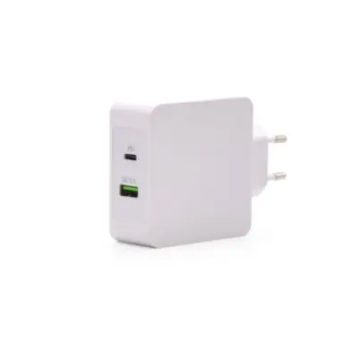 Stenski polnilec Tooq Tqwc-2Sc03Wt - 48 W · 2,4 A · Usb Tip C · Usb 3.0