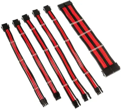 Kolink Core Adept Braided Expansion Kit - črna/rdeča