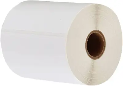 Združljive nalepke Zebra - 100 mm X 150 mm 500 perforiranih enot