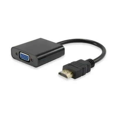 Pretvornik EQUIP HDMI moški - VGA ženski črn