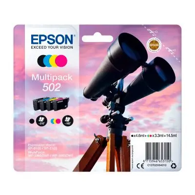 EPSON T02V6( (502) Multipack Ink Cartridge - C13T02V64020