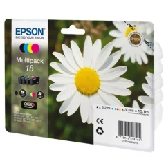 EPSON T1806 Ink Cartridge C/M/Y/BK Multi Pack 4 Colors - C13T1806