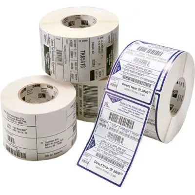 Združljive nalepke Zebra 1000T/Z-Select 2000D - 50 mm X 25,4 mm 1300 un perforirano