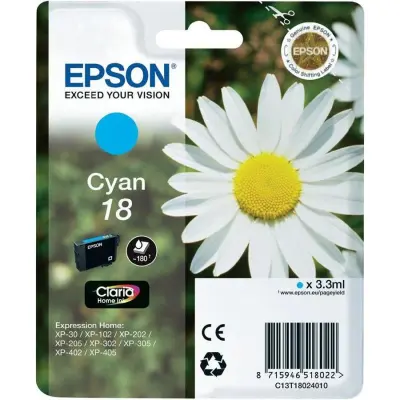 EPSON T1802 Cyan kartuša - C13T18024010