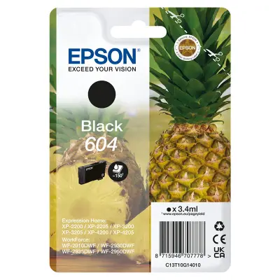 Epson Original Single Pack Black 604 Ink Cartridge