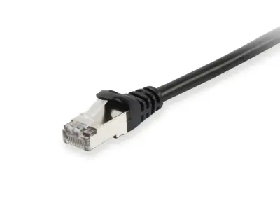 Omrežni kabel Equip Rj45 Cat.6A S/Ftp 1.0M črn