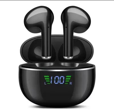 Črne Bluetooth slušalke