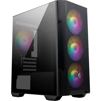Caja Gaming MSI MAG FORGE M100R ATX 2XUSB3.2 Argb Negro