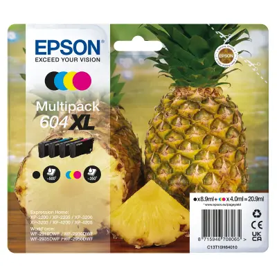 Epson Original Multipack 4-Colours 604Xl Ink Cartridge