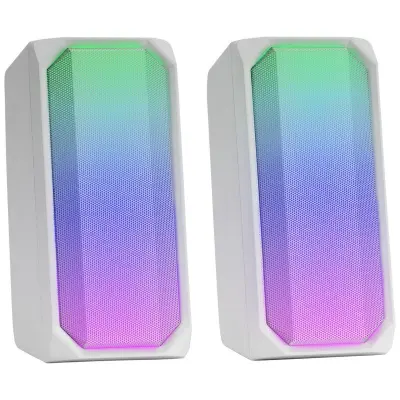 Mars Gaming Msrgbw Rgb Stereo 2.0 15W Rms beli zvočniki