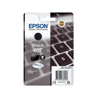 Originalna črna kartuša Epson 407 - C13T07U140 [Ml-41.2][Pag-2600]