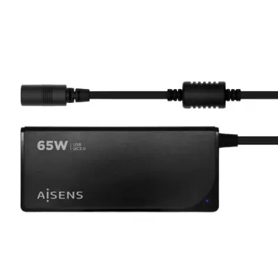 Asensens Automatico Uni Carger. Portatil 9 USB-A QC3.0 Črni priključki