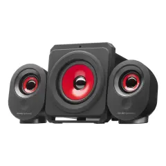Črni zvočniki Mars Gaming Msx Stereo 2.1 35 W Rms