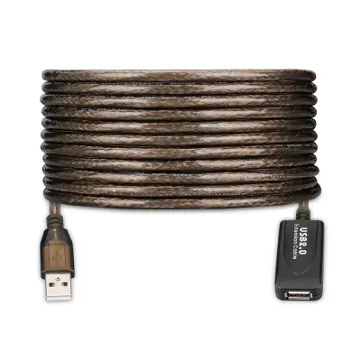 Ewent Ew1021 Usb 2.0 kabel za ojačevanje signala 10M črn