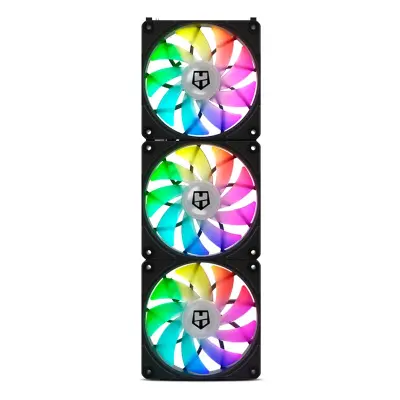 Nox Hummer Easylink Argb oboževalci Kit Black Box Fan