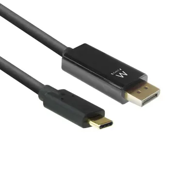 Ewent Usb-C kabel za pretvorbo v Displayport 4K/60Hz 2M črn