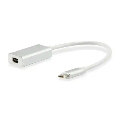 Adapterski kabel Type-C za Mini-Displayport M/F Equip