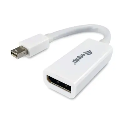 Adapterski kabel Mini-Displayport za Displayport M/F Equip White