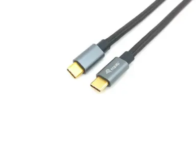 EQUIP USB 3.2 Gen 2 C do C moški/moški kabel 5A (100W) 1m