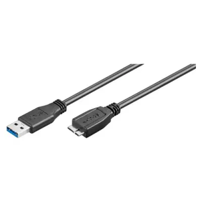 Ewent Ec1016 USB 3.0 tip A moški kabel > mikro usb moški 1,8M črn