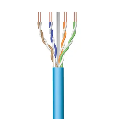 Omrežni kabel tuljava Ewent Im1223 Cat6A U/Utp Lszh 100M modra