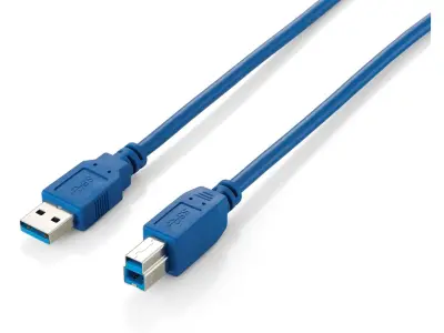 EQUIP USB 3.0 tip A/B M/M 1,8 m modri kabel