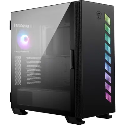 Črno ohišje E-Atx Msi Mag Vampiric 300R Argb