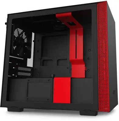 Mini-Itx torbica Nzxt H210 črna/mat rdeča