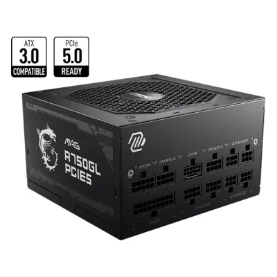Napajalnik Atx Msi Mag A750Gl Pcie5 750W 80+ Gold Full Modular
