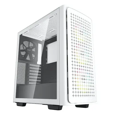 Deepcool Ck560 Wh kaljeno steklo Argb Usb 3.1 belo ohišje