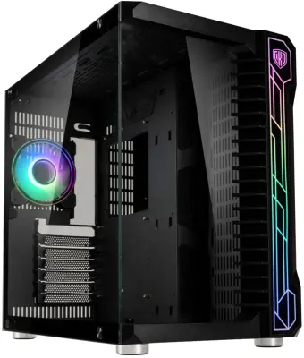 Črno ATX ohišje Kolink Unity Code X ARGB iz kaljenega stekla