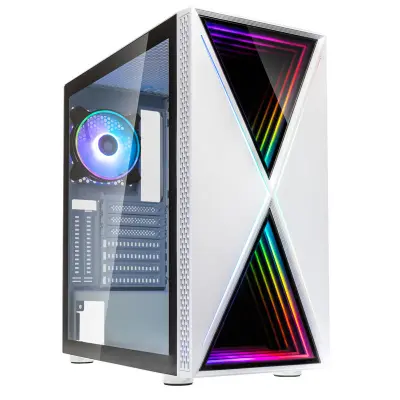 Kolink VOID X ARGB ATX ohišje belo kaljeno steklo