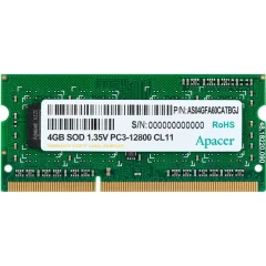 Apacer Ram pomnilnik 4Gb Ddr3 1600 Mhz